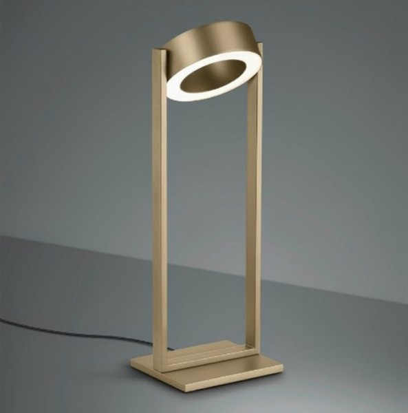 Knapstein LED Tischleuchte Wega-T 45 cm Effekt Bronze 61.632.34 Gestensteuerung